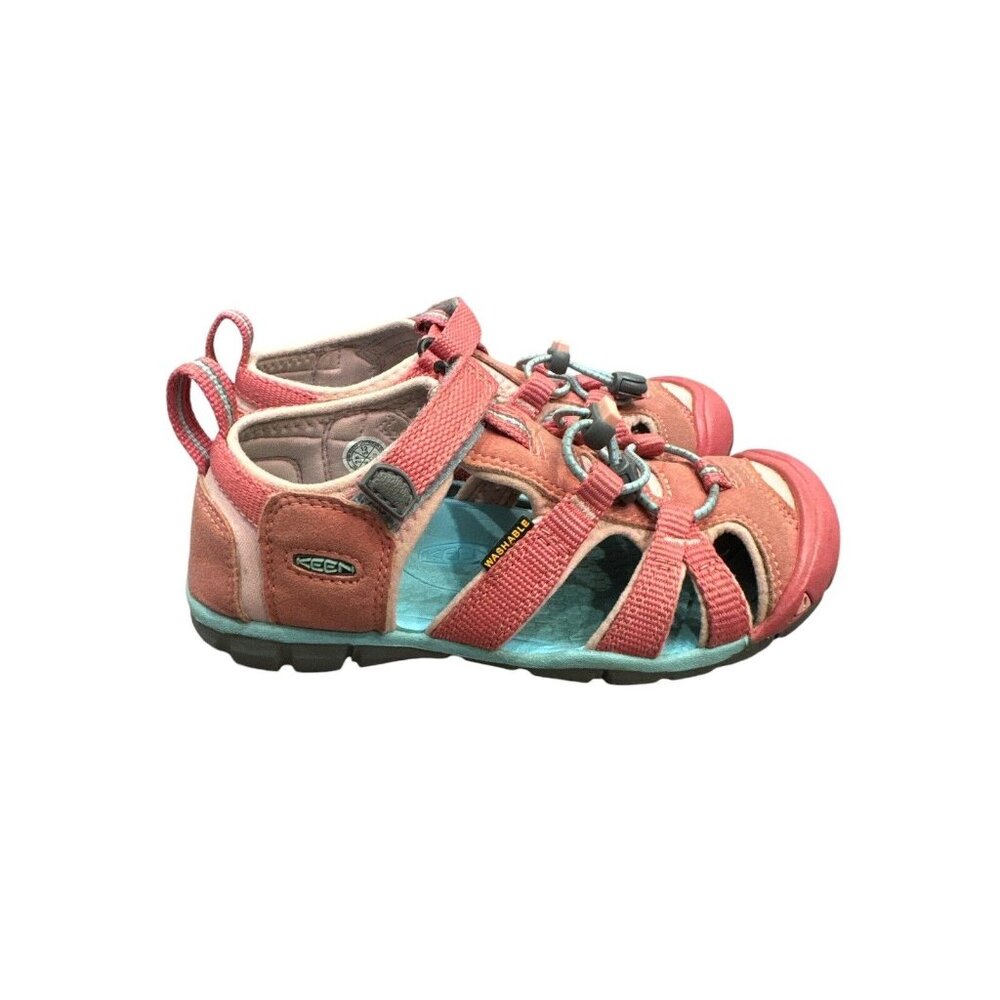 Keen Youth Toddler Size 12 Pink Gray Washable Hiking Water Sandals Shoes - Picture 3 of 7